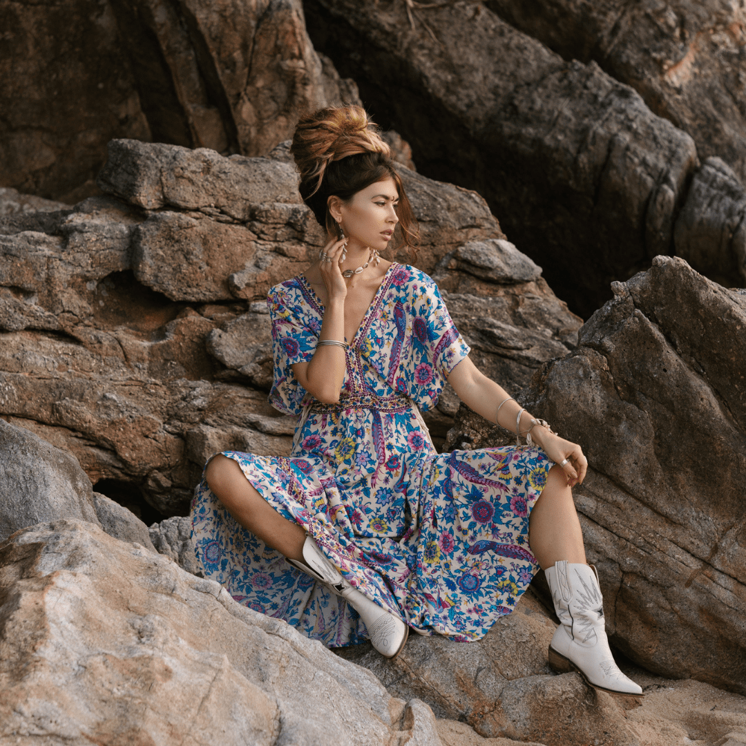 bohemian peacock print maxi dress Peacock Dress, Gorgeous Kaftan dress printed Peacocks, Maxi Dress, medallions,Large,XL,XXL, 1X,2X, Bird dress