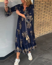 Load image into Gallery viewer, Print Loose Midi Dress
